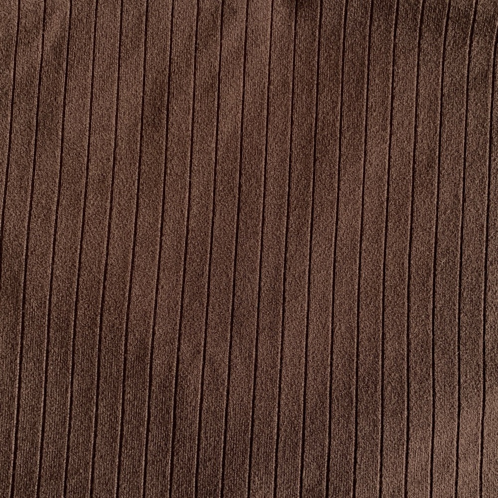 Dynamite cropped square neck top in medium brown - Picture 6 of 6